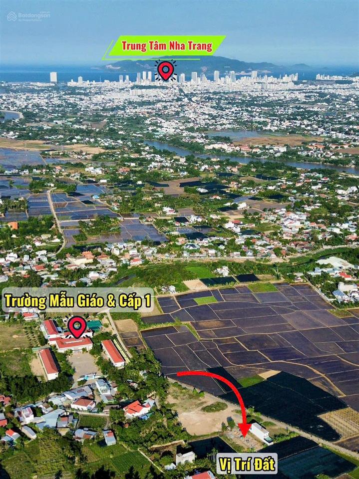 Lô đất giá tốt sát biển nha trang chỉ 7km phù hợp an cư xây nhà 135,6m²
