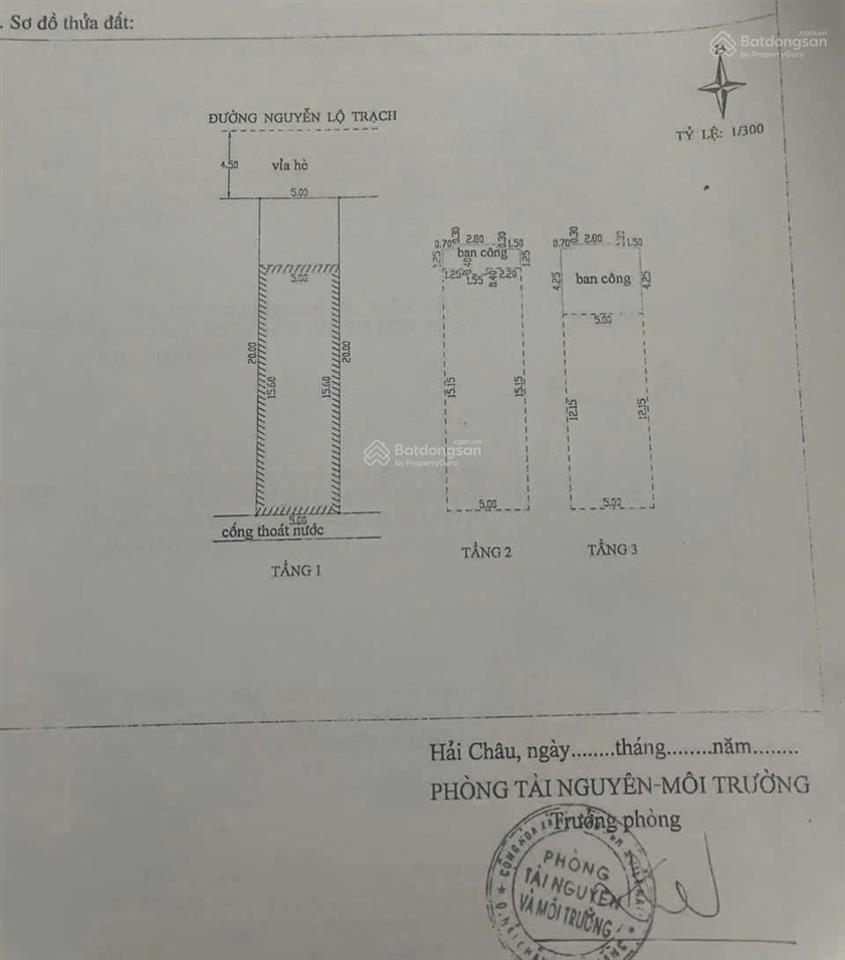 Chủ đi mỹ cần bán gấp nhà 3 tầng đường nguyễn lộ trạchđối diện toà masteri
