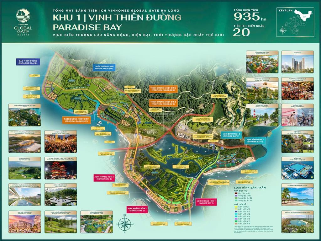 Biệt thự vip song lập 162m2, xây thô giá "allin" chỉ 15,x tỷ vinhomes global gate hạ long