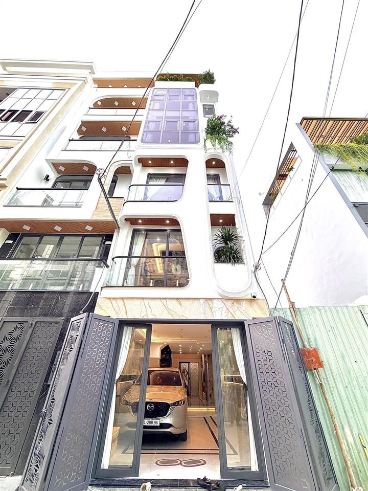 60m2  4lầu  5tỷ nguyễn thượng hiện, q.bình thạnh,, 4pn, 5wc. hẻm xe hơi 7m.  ngay coi nhà