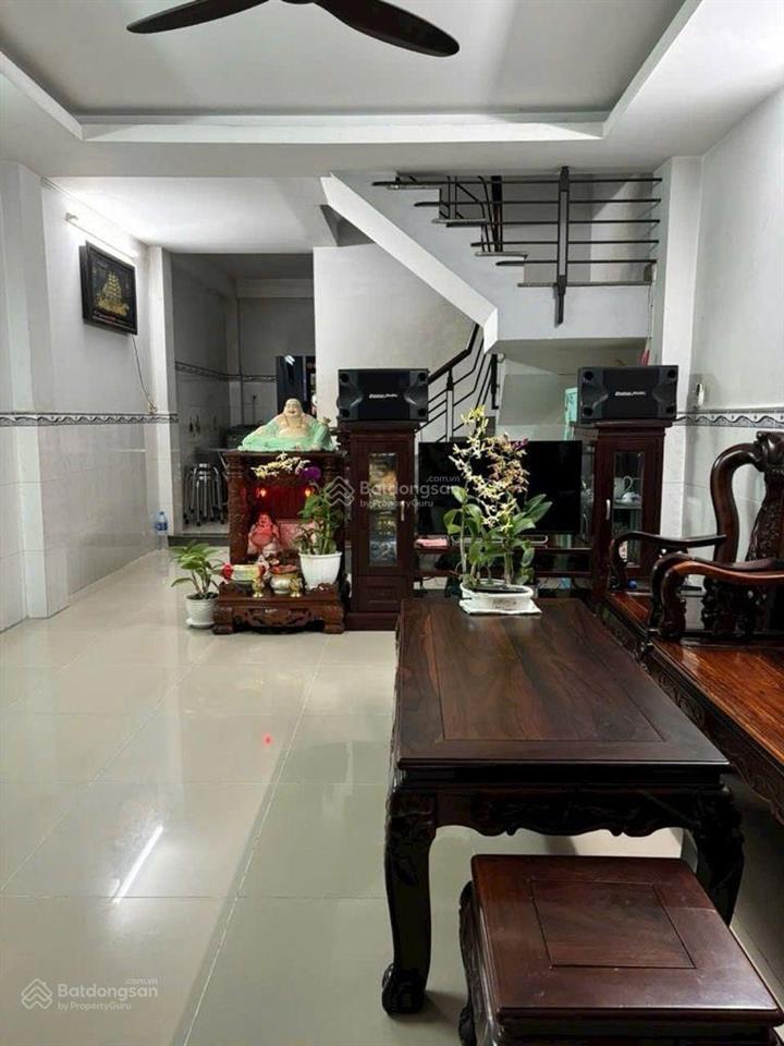Bán nhà 4x19m, 4 tầng kiên cố, hẻm ô tô, trường chinh, chỉ 6.8 tỷ tl, quận 12