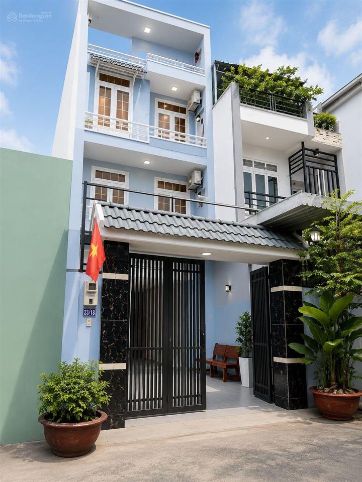 Bán nhà 5x18m, gần phan văn hớn, 3 tầng, đường 8m, nhỉnh 7 tỷ xíu, quận 12