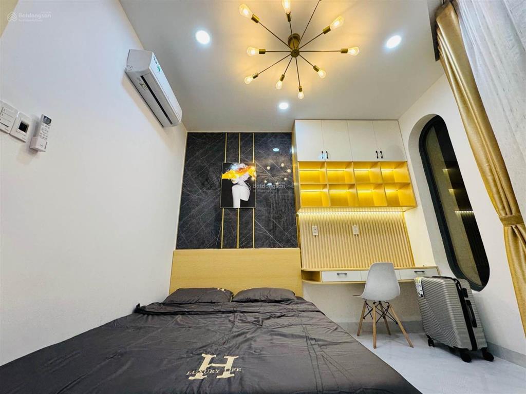 Nhà đẹp gò vấp, 4 tầng, căn góc full nội thất, quang trung, chỉ 6,6 tỷ, đường ô tô