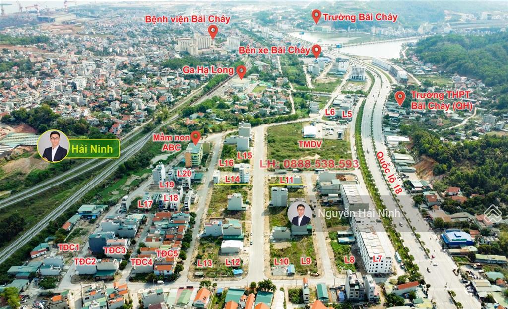 Chính chủ bán ô đất khu đô thị nam ga trung tâm dân cư, trục đường to hướng nam, 110m2 sẵn sổ