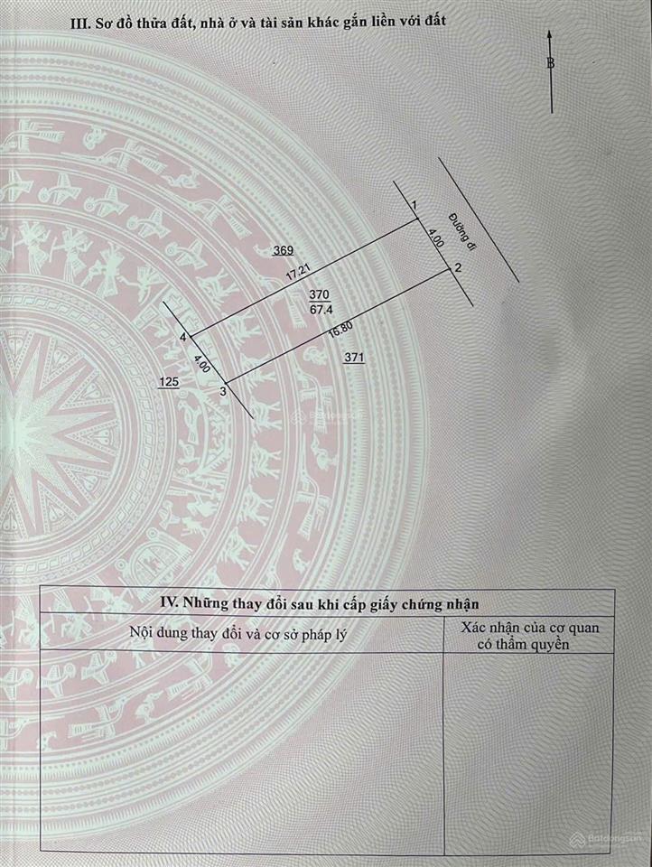 Chính chủ cần chuyển nhượng lô đất tặng kèm nhà cấp 4, diện tích 76m2, giá chỉ nhỉnh 2tỷ tại tân xã
