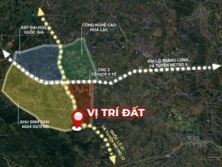 Cần bán lô đất 100m² tại phú cát, hòa lạc, vị trí đẹp, giá nhỉnh 1 tỉ