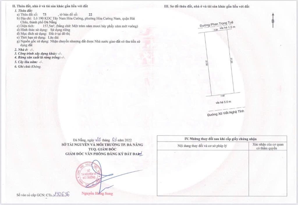 Bán đất 3 mặt tiền tại xô viết nghệ tĩnh, đà nẵng, giá tốt 80 tỷ