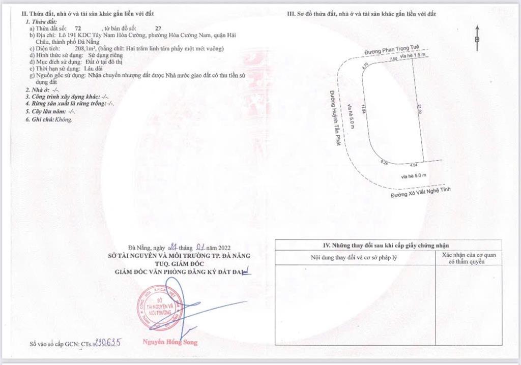 Bán đất 3 mặt tiền tại xô viết nghệ tĩnh, đà nẵng, giá tốt 80 tỷ
