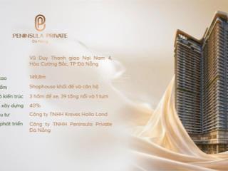 Peninsula private ngay hải châu, sát tòa 69 tầng của sun, view sông + pháo hoa, đa dạng mã căn