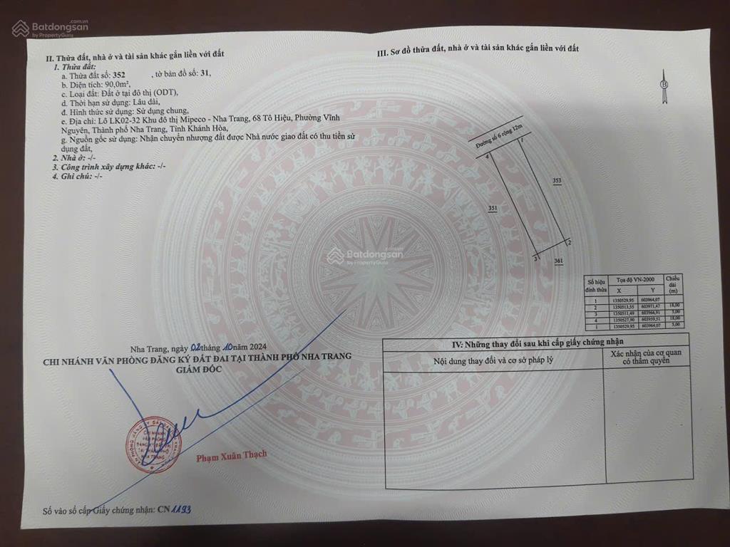 Chính chủ cần bán gấp mipeco nha trang