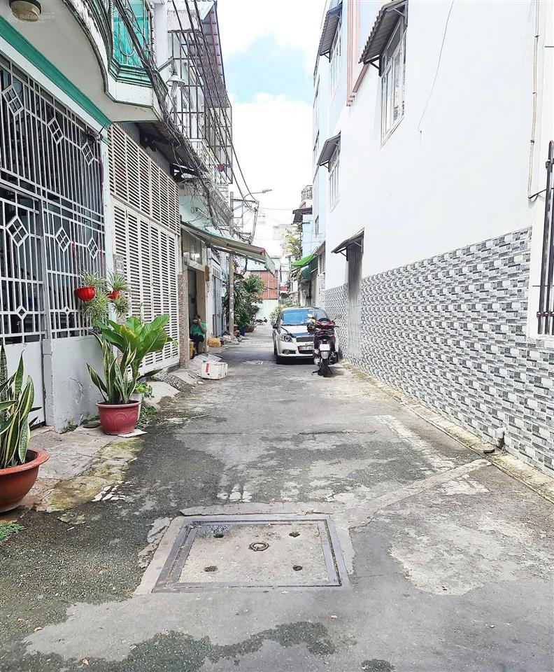 Hòa bình hẻm xe hơi 38m 2 tầng  2pn 2wc nhỉnh 4đ
