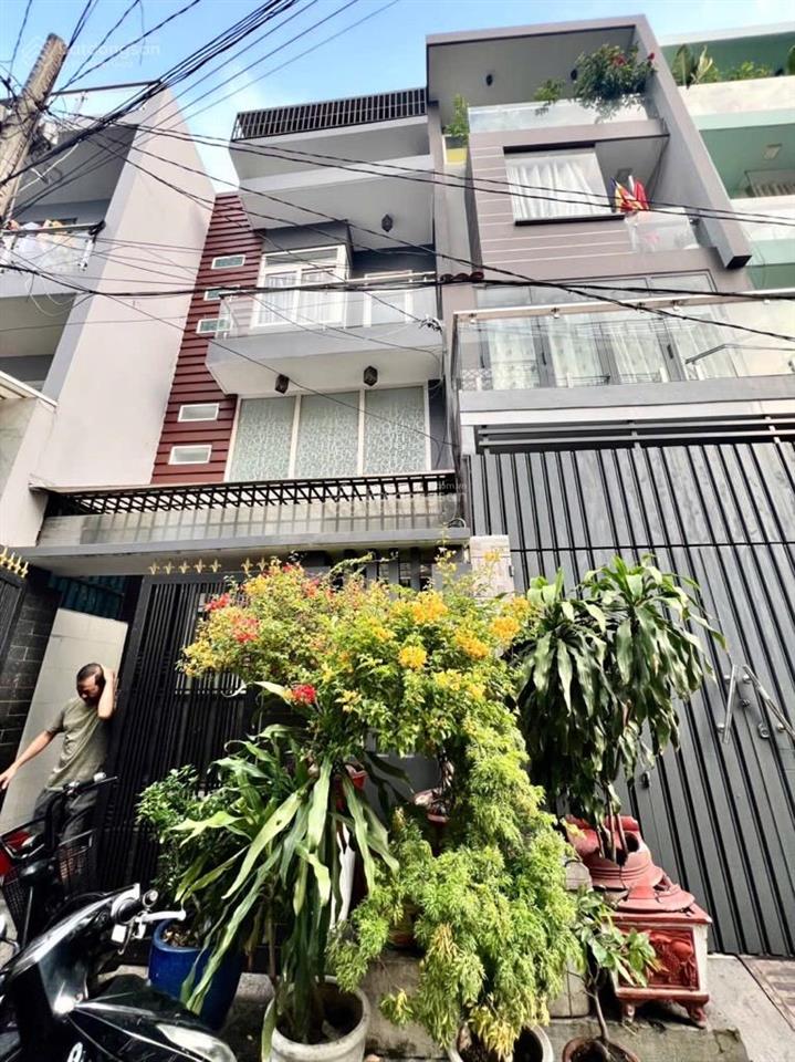 Nhà đẹp gò xoài 4 tầng hẻm nhựa 8m sát tân phú 7,1 tỷ