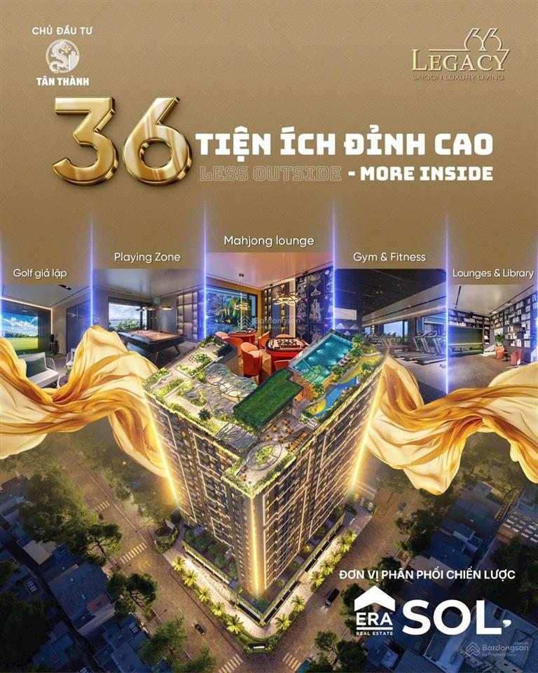 Bán căn hộ 1pn tại legacy 66, 6 tỷ vnd, 53m2, giá ưu đãi chính chủ