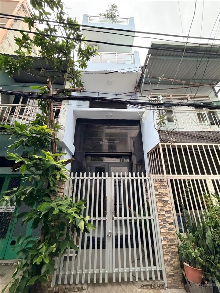 Nhà 4 tầng hẻm xe hơi thông lạc long quân, phường 8, tân bình  5,85 tỷ