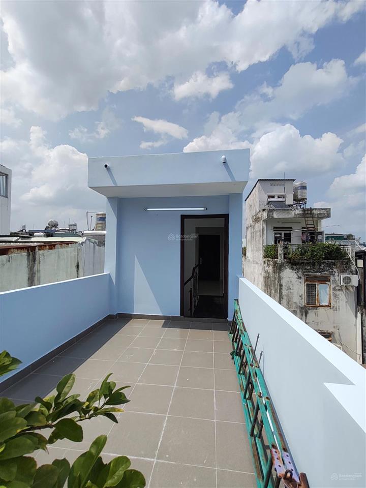 Nhà 4 tầng hẻm xe hơi thông lạc long quân, phường 8, tân bình  5,85 tỷ