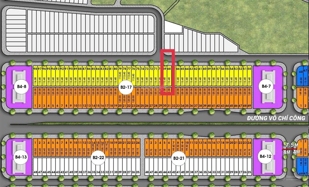 Bán cặp đất 226m2 khu võ chí công 34m sầm uất đà nẵng cạnh aeon mall, thông biển mỹ khê, sẵn sổ đỏ