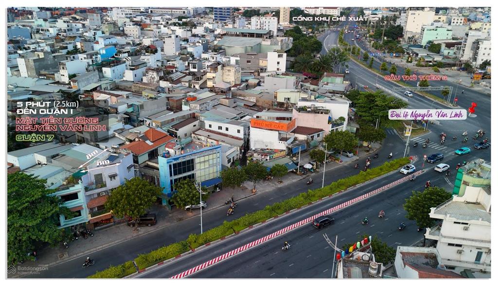 Chỉ 5,55 tỷ, mặt tiền nguyễn văn linh, nhà 3 tầng rộng 8m nguyễn văn linh