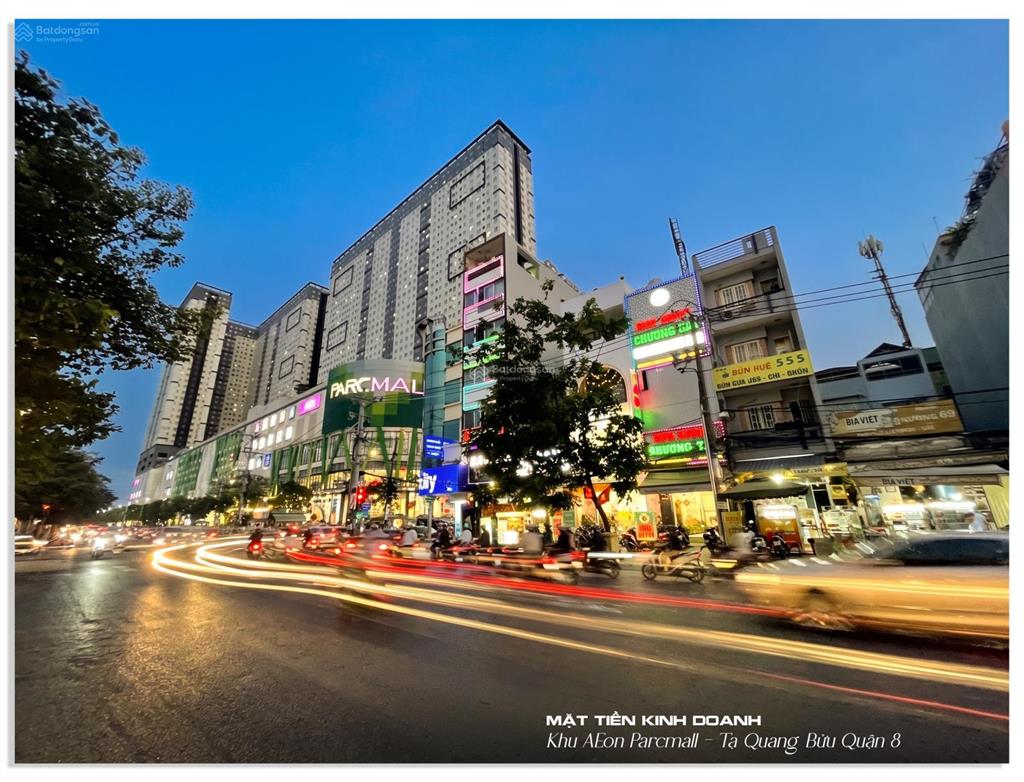 Mặt tiền góc tạ quang bửu  âu dương lân gần aeon  parc mall quận 8, chỉ 7,35 tỷ