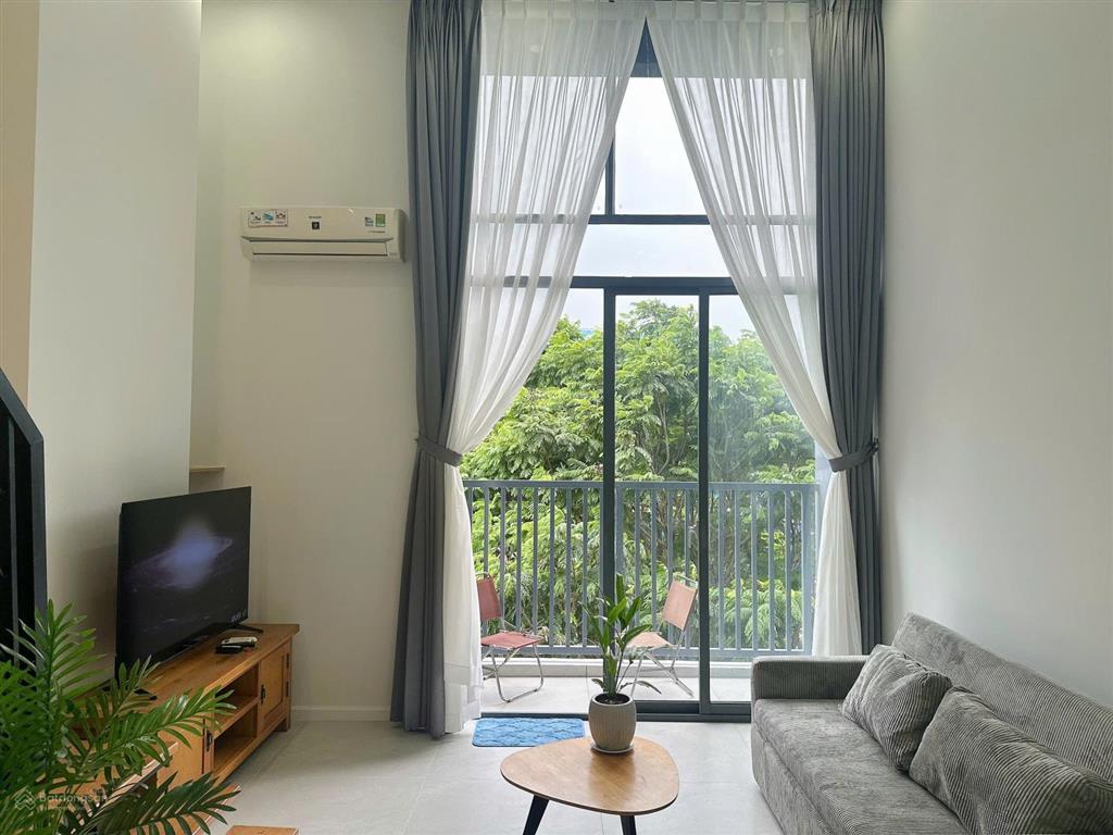 Cho thuê officetel sky9 1pn 1wc, sàn 37m² + gác 15m², nội thất mới, 9 triệu/tháng