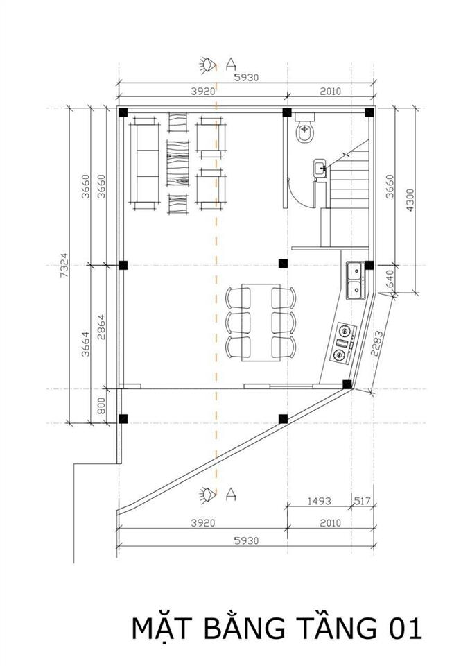 Bán nhà 45m2, 4 tầng, 5 ngủ  dân xây độc lập