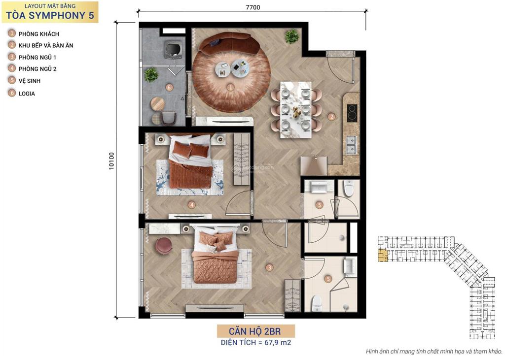 Bán nhanh căn 2pn2wc | sun symphony 5 | 70m2 view trực diện sông hàn. cho thuê 35tr/tháng