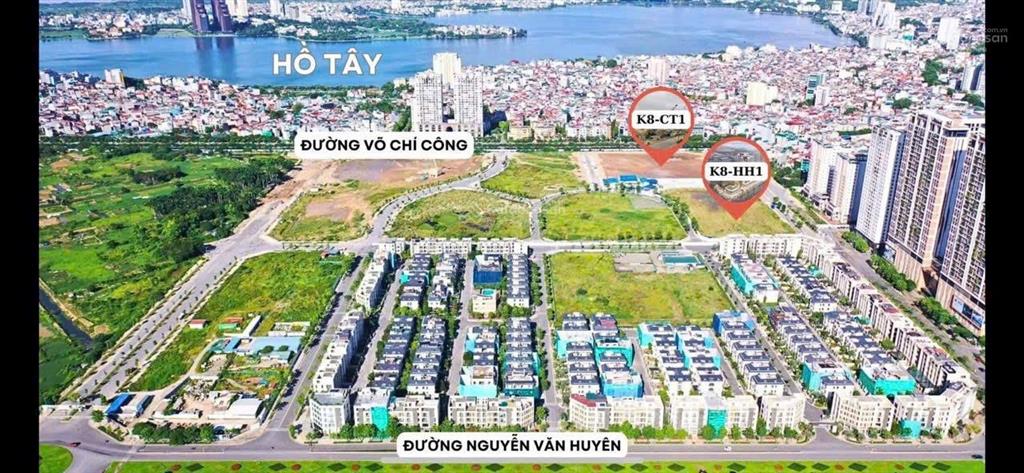 155tr/m2  110m2 khu h9 tại kđt tây hồ tây