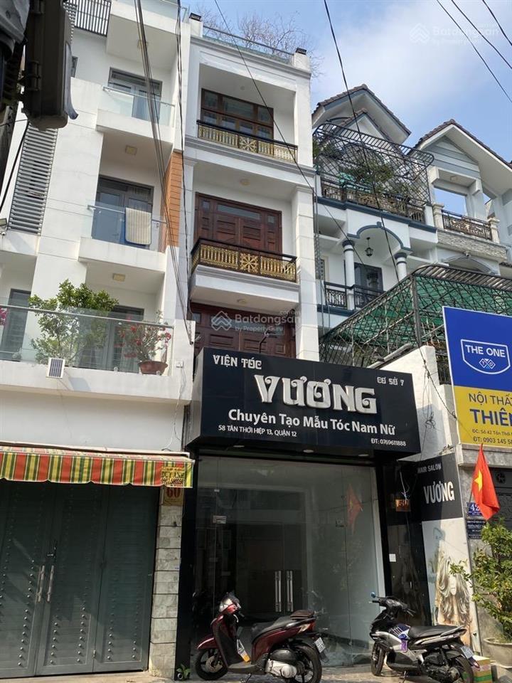 Nhà mặt phố tân thới hiệp 13  quận 12  giá cũ 7.8 hạ còn 7.2 tỷ  có ngay nhà 4 tầng, 6pn, 7wc