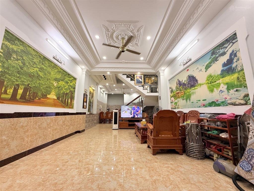 Nhà 4 tầng tch 24/q12 | 100m2 | ngang 5m | sân đậu ô tô | gần chợ ba bầu | hơn 7 x đồng