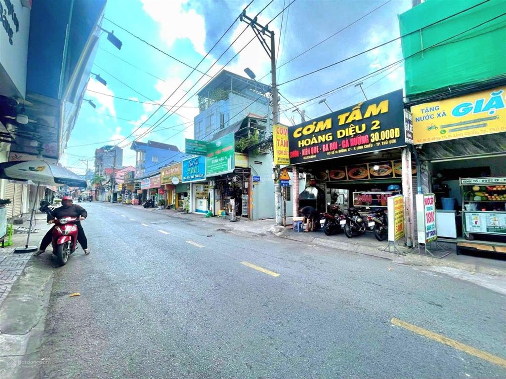 Mặt tiền kinh doanh lô góc sát hoàng diệu 2 ngay đh ngân hàng linh chiểu, thủ đức diện tích