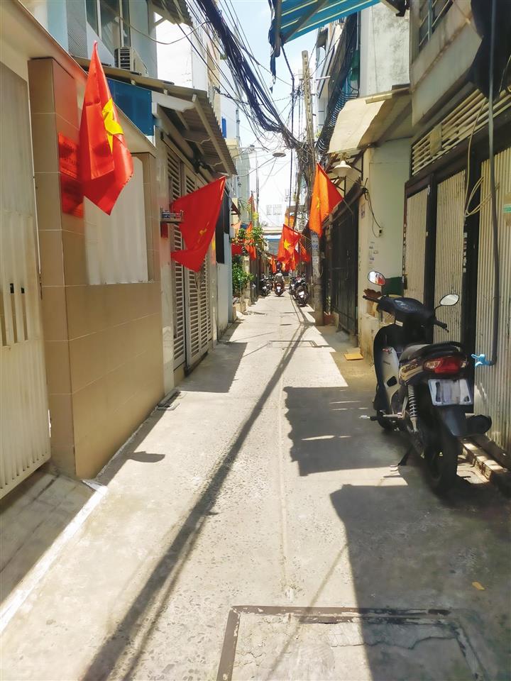 Bán nhà 2 lầu dt4x10m, 2 mặt tiền trước sau, nguyễn sỹ sách, tân bình, 3.6 tỷ