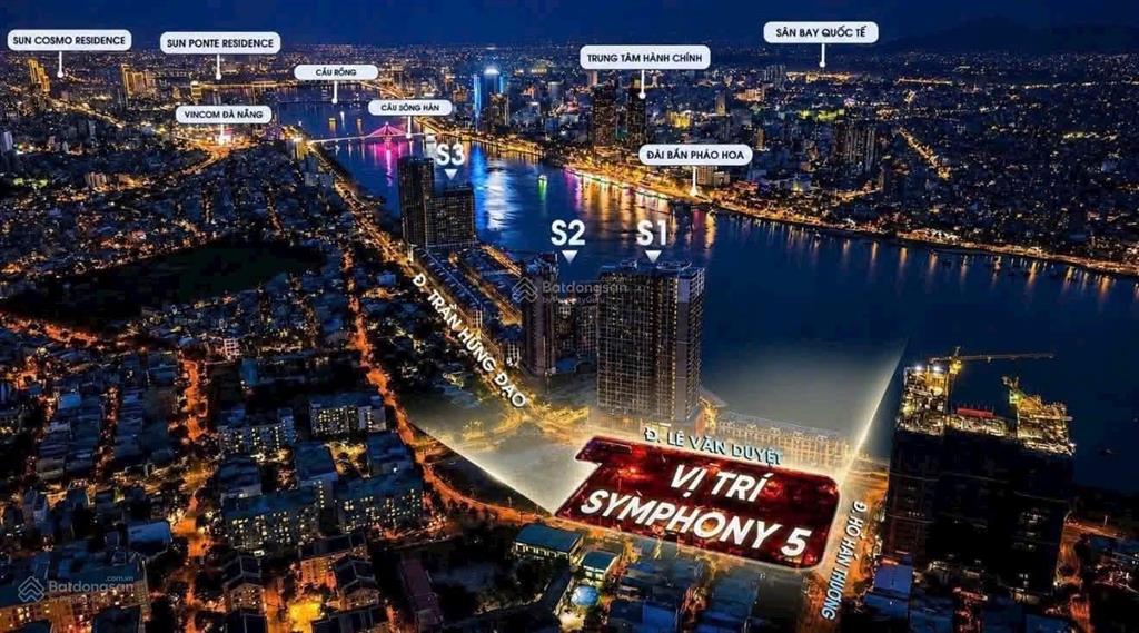 1,9 tỷ sở hữu căn hộ sông hàn  cạnh lễ đài pháo hoa