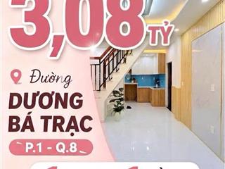 Nhà mới full nội thất gần cầu nguyễn văn cừ mà chỉ 3.08 tỷ 2pn thiết kế hiện đại, dọn vào ở ng