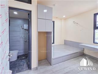Phòng studio cửa sổ đón gió đầy đủ nội thất mới xây có máy giặt riêng gần pvgas, secc, tdtu, rmit