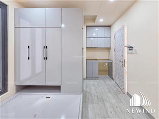 Phòng studio cửa sổ đầy đủ nội thất mới xây có máy giặt riêng gần pvgas, secc, tdtu, rmit