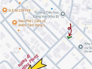 Bán đất mặt đường số 1  khu tái định cư sở tư pháp, hải an, hải phòng