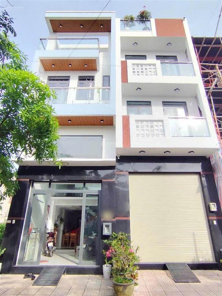 Nhà mới 5 tầng  hẻm oto  4mx15m2 chỉ 5.xx tỷ  thành lộc q12