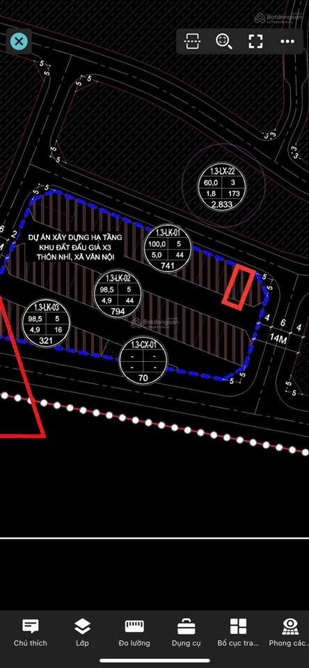 Bán đất đấu giá đẹp xuất sắc tại võ nguyên giáp, chỉ 5,8 tỷ , hai mặt thoáng trước sau