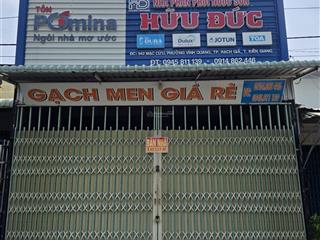 Bán nhà mặt tiền mạc cửu, phường rạch giá, 100% thổ cư.