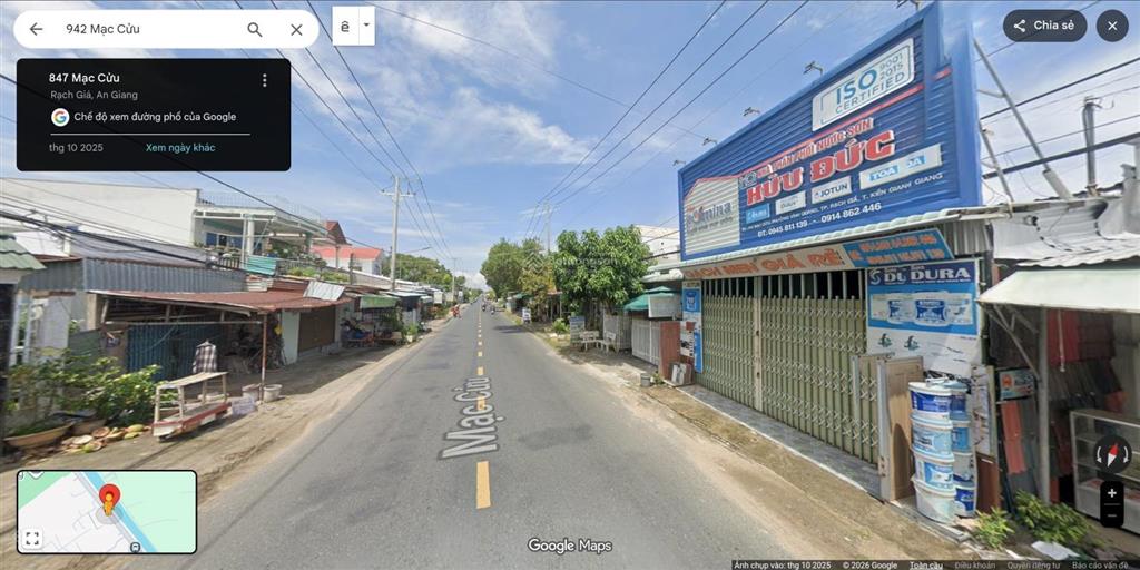 Cần bán cả 2 căn nhà liền kế mặt tiền đường mạc cửu (đoạn nguyễn hồng, vĩnh quang).