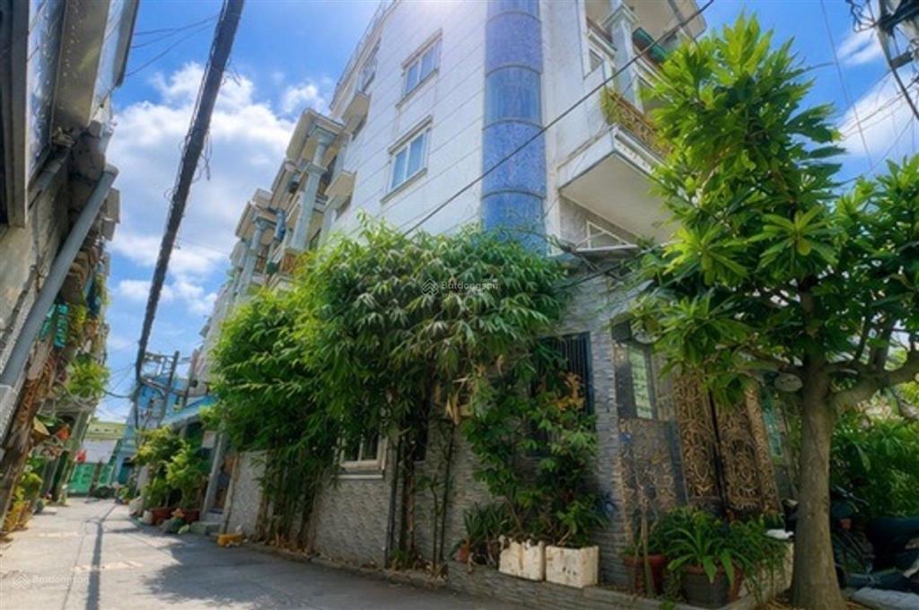 Bán nhà chợ xóm mới gò vấp vị trí thuận tiện, hẻm xe tải kết cấu 1 trệt 1 lửng 4 lầu