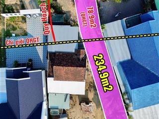 Đất mặt tiền đường nối thông ql27c và tỉnh lộ 2  diên thọ, diên khánh  234,9m2 giá 1,250 tỷ
