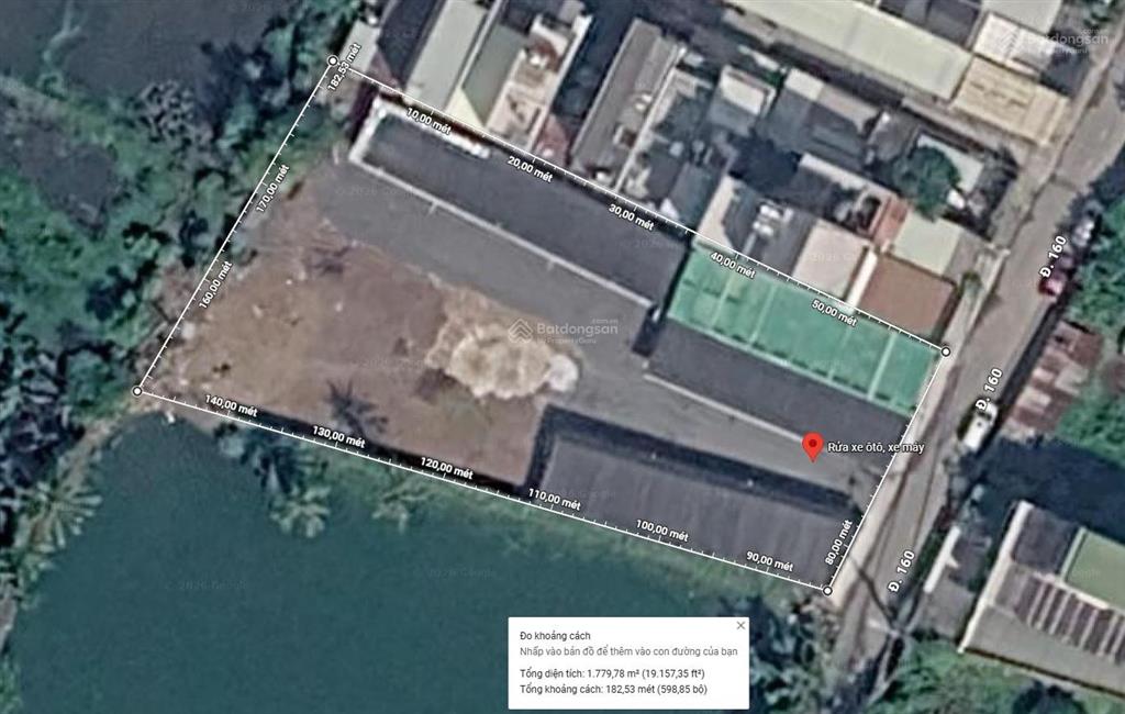 45 tỷ  56 đường 160 / 26x60m  1.721,4m² (đang lên 180m² thổ cư)  cpxd hầm 7 tầng  đất trống