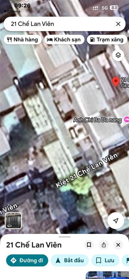 Bán đất + nhà riêng s=92m2, ssan=160m2, giá mong muốn 12 tỷ đồng