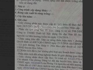 Đất dương công khi, tân hiệp, gần vin, 5x18=96m2 sổ hồng riêng,đường nhựa, thổ cư, 2.1 tỷ