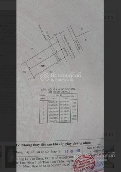 Đất dương công khi, tân hiệp, gần vin, 5x18=96m2 sổ hồng riêng,đường nhựa, thổ cư, 2.1 tỷ