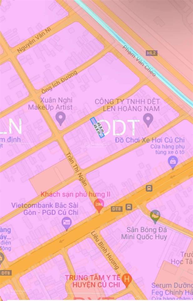 Kế bên chợ nguyễn văn khạ, thị trấn củ chi, 5x30=150m2, sổ riêng, thổ cư, 1.59 tỷ