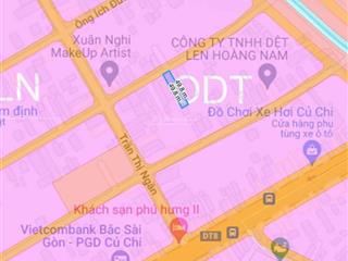 Kế bên chợ nguyễn văn khạ, thị trấn củ chi, 5x30=150m2, sổ riêng, thổ cư, 1.59 tỷ