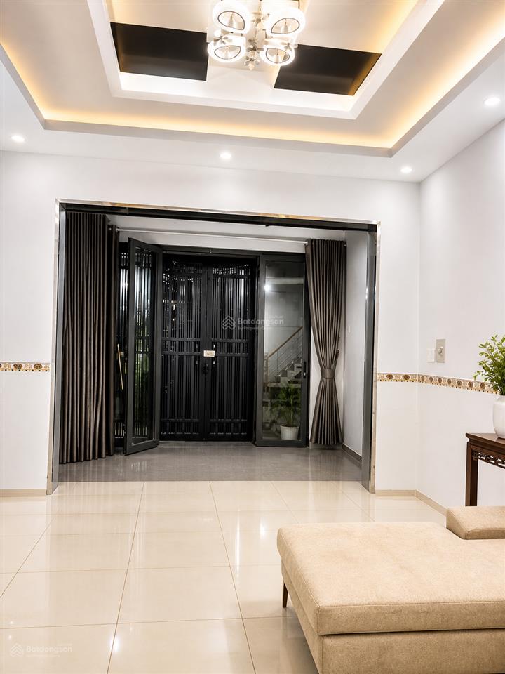 Nhà đẹp 4 tầng hẻm xe hơi thông phú thuận q7  4pn  dt 4x15m  ô tô trong nhà
