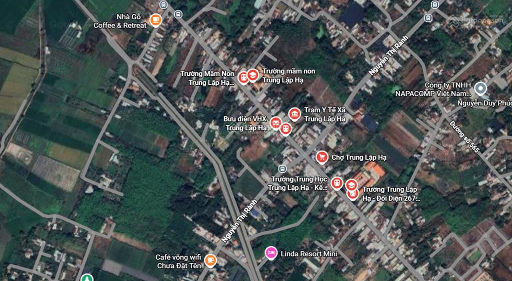 Bán lô đất 5x30 tại nguyễn thị rành, giá 890 triệu, sổ hồng riêng
