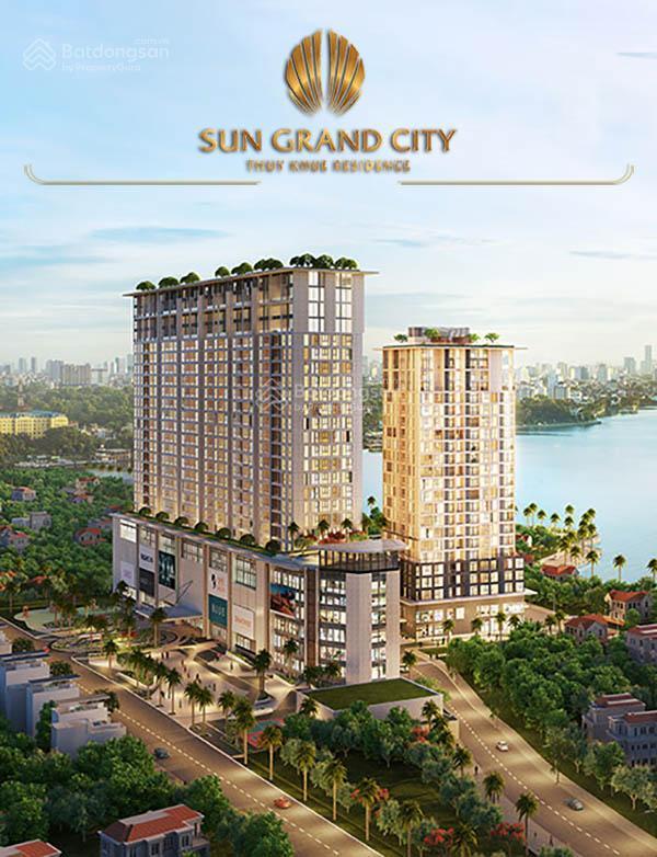 Cho thuê căn hộ chung cư 2pn tại sun grand city  69b thụy khuê